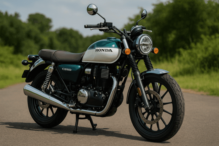 Honda CB350 on Scenic Road-min