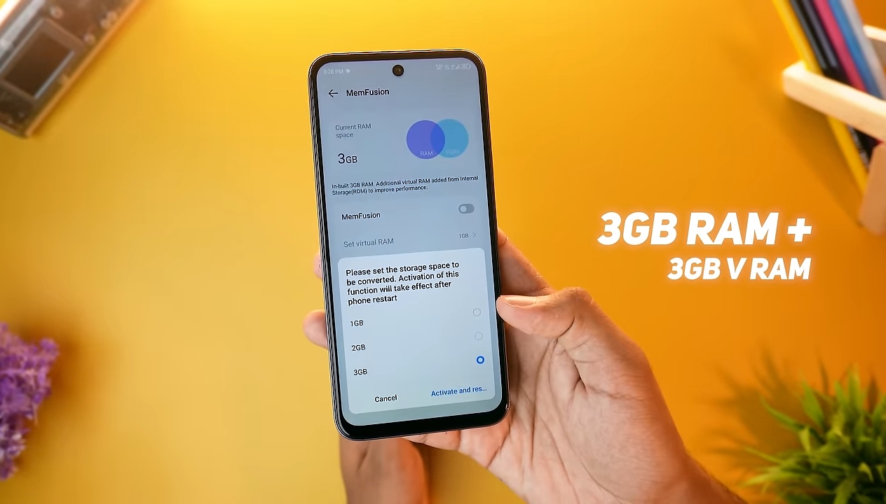 Storage and Ram Of Techno Pop 9 4G Mobile